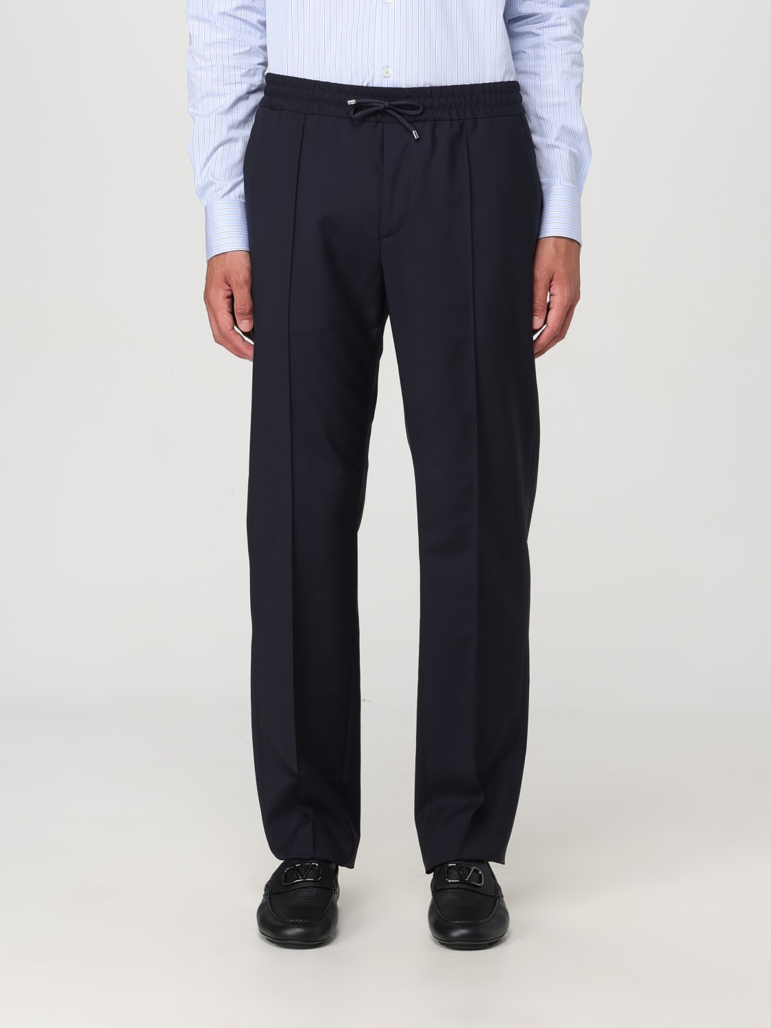 VALENTINO PANTS: Pants men Valentino, Blue - Img 1