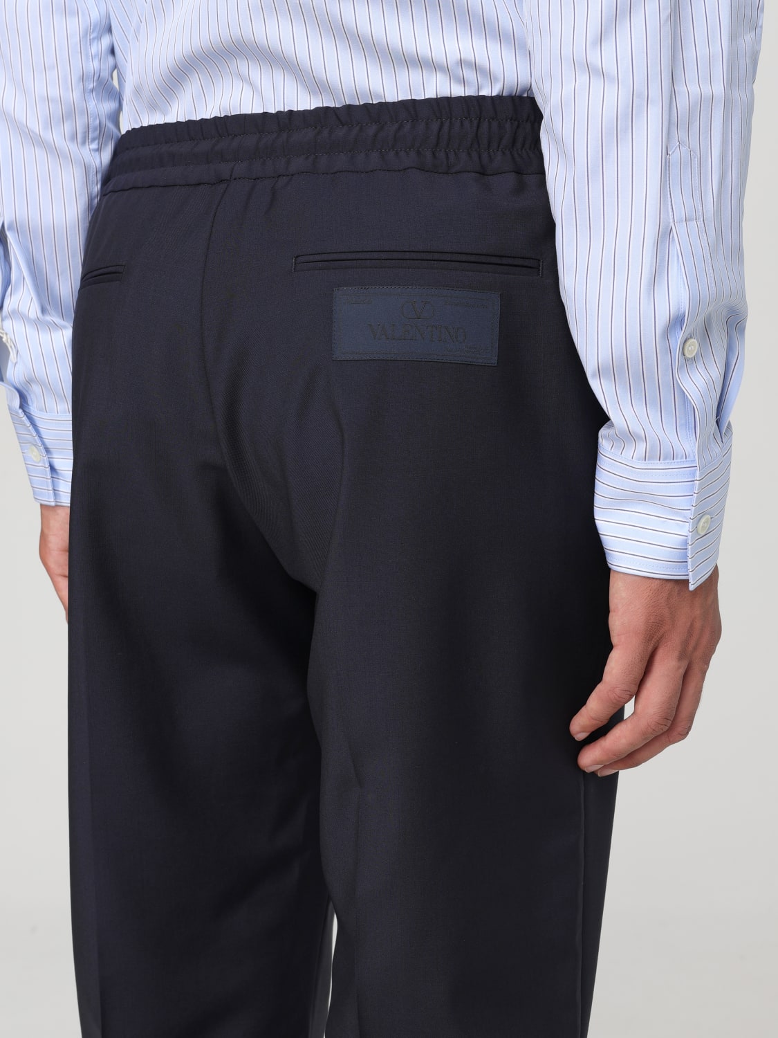 VALENTINO PANTS: Pants men Valentino, Blue - Img 5