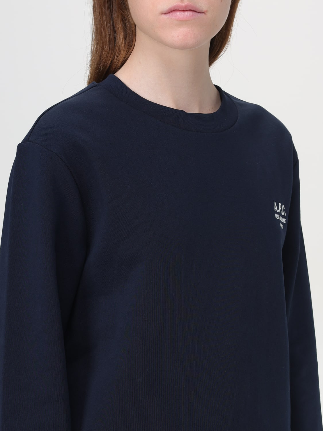 A.P.C. SWEATSHIRT: Sweatshirt damen A.P.C., Blau - Img 4