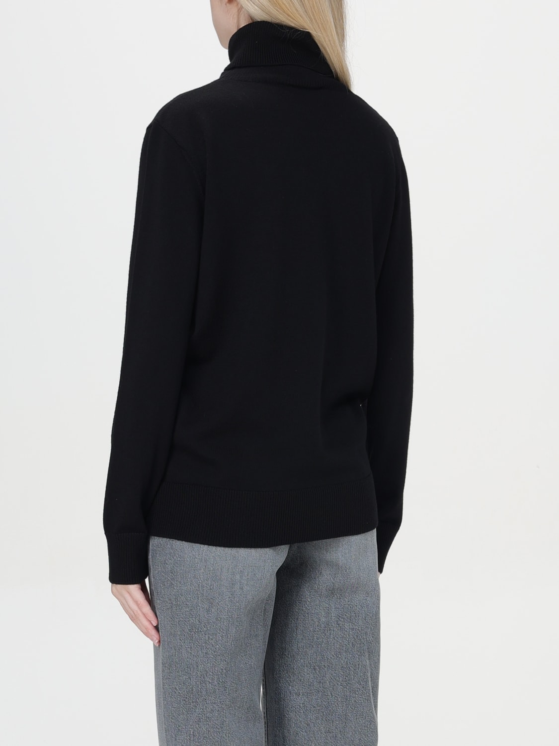 A.P.C. MAGLIA: Maglia a dolcevita basic A.P.C., Nero - Img 2