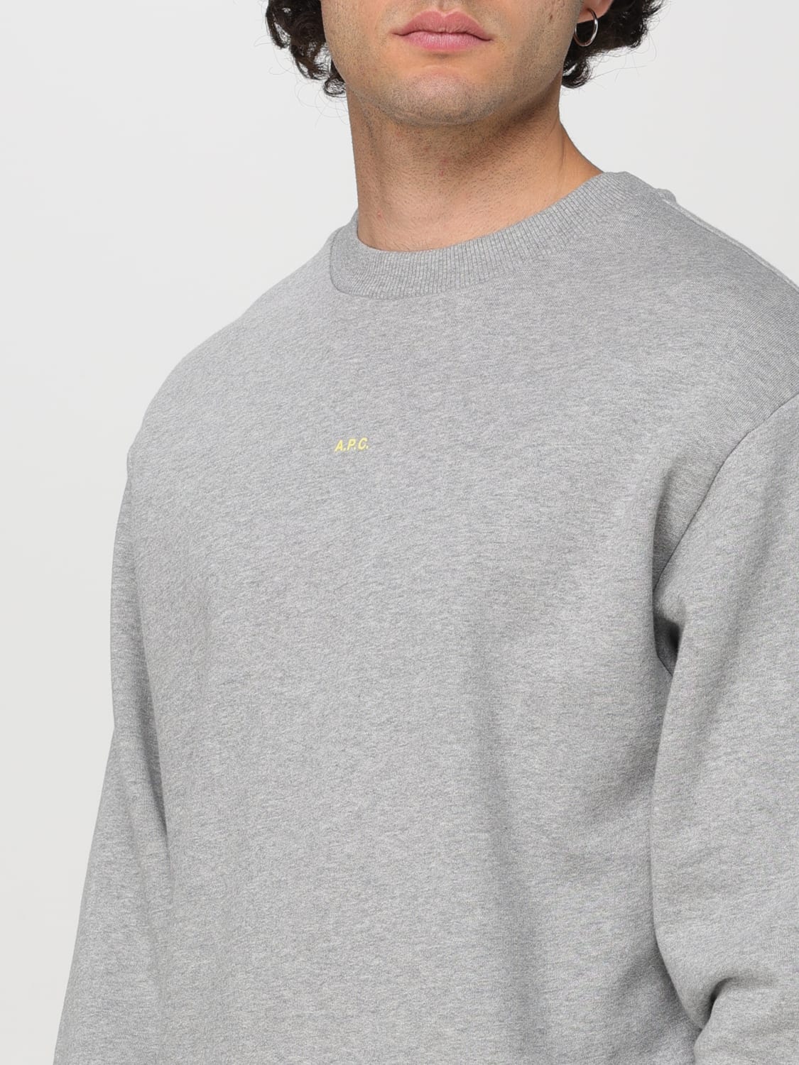 A.P.C. SUDADERA: Sudadera hombre A.P.C., Gris - Img 4