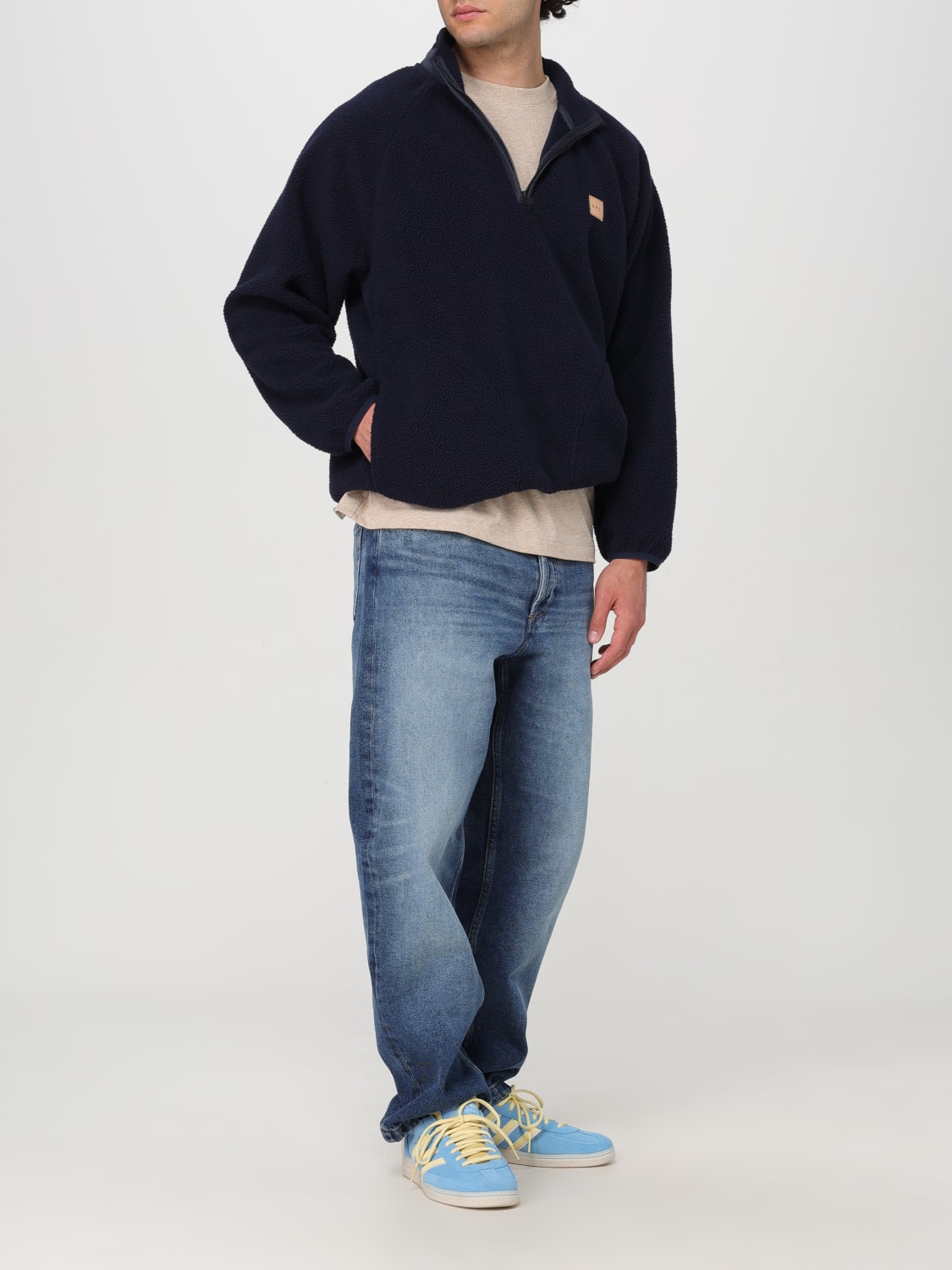 A.P.C. SWEATSHIRT: Sweatshirt men A.P.C., Blue - Img 2