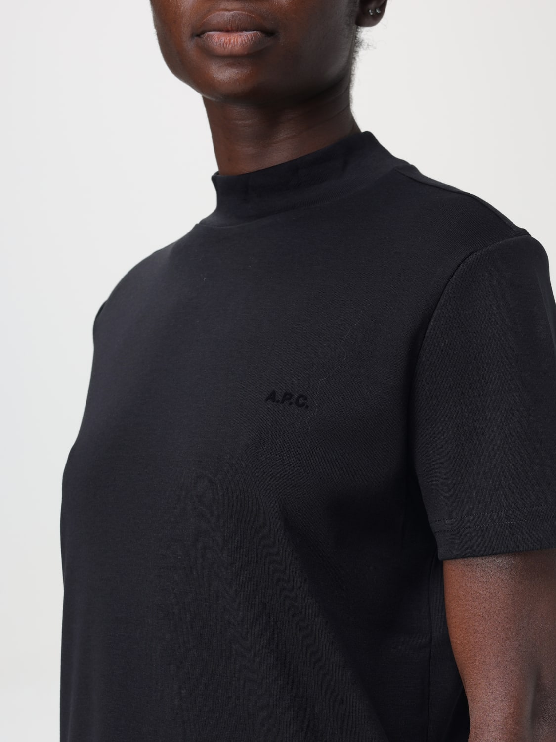 A.P.C. T-SHIRT: T-shirt woman A.P.C., Black - Img 3