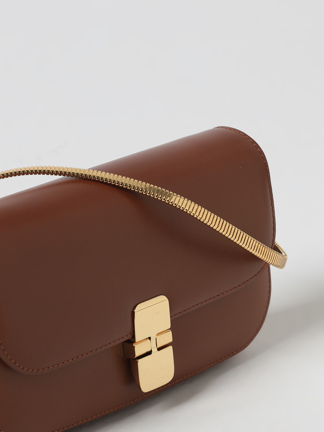 A.P.C. SHOULDER BAG: Shoulder bag woman A.P.C., Brown - Img 3