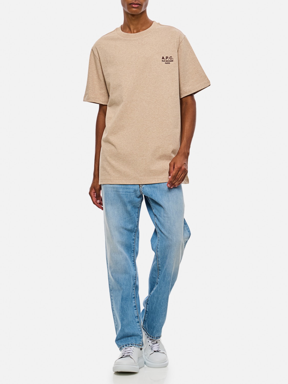 A.P.C. T-SHIRT: T-shirt men A.P.C., Ecru - Img 2