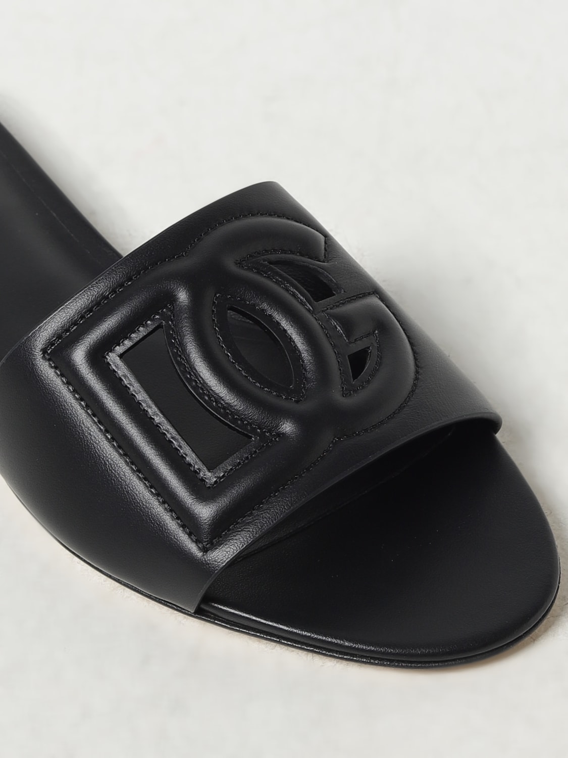 DOLCE & GABBANA HEELED SANDAL: Flat sandals woman Dolce & Gabbana, Black - Img 4