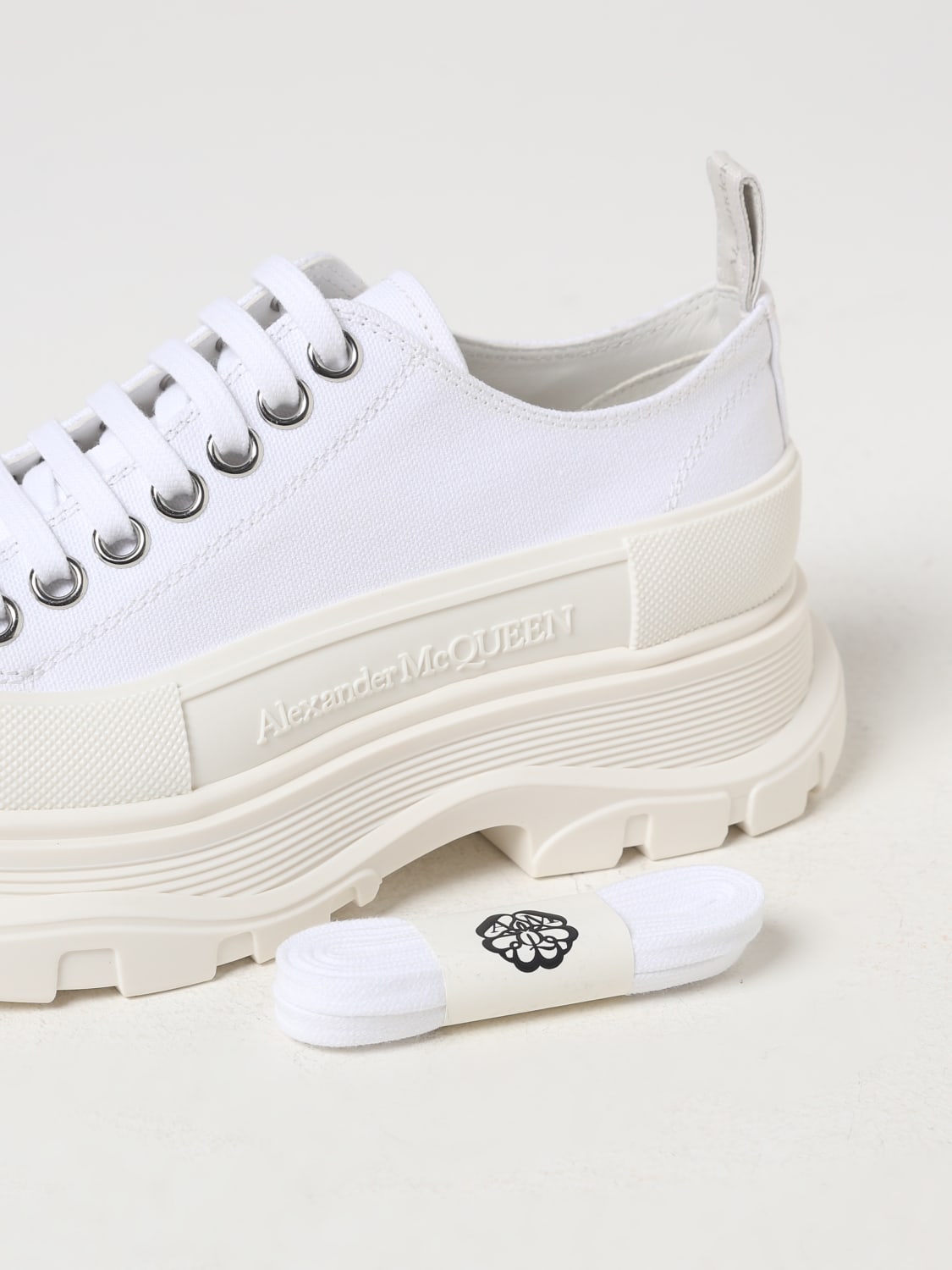 ALEXANDER MCQUEEN SNEAKERS: Sneakers woman Alexander McQueen, White - Img 4