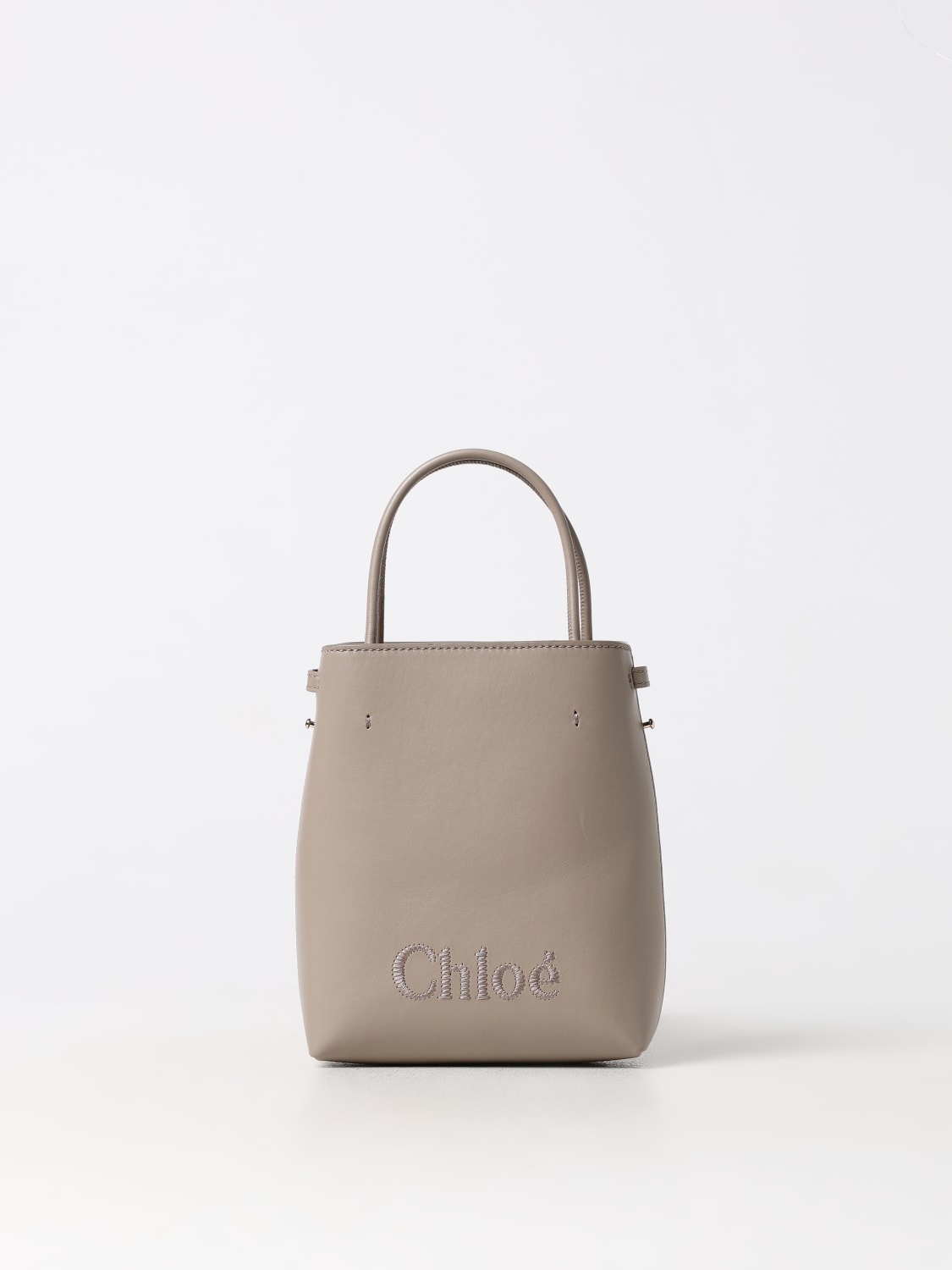 Giglio Borsa Sense Chloè in pelle con logo ricamato