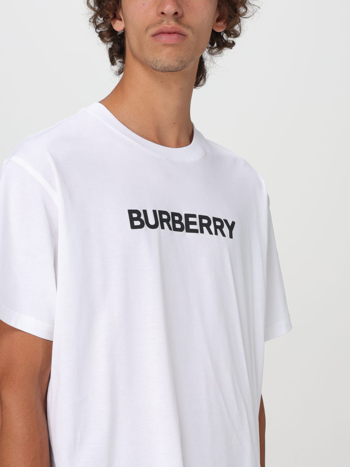 BURBERRY T-SHIRT: T-shirt men Burberry, White - Img 5