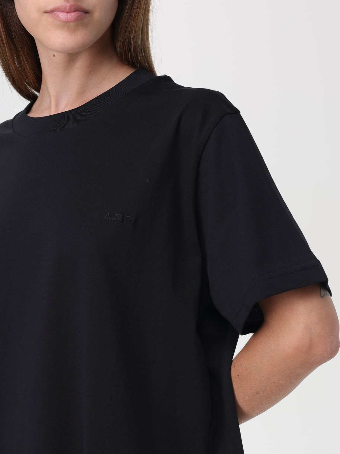 A.P.C. T-SHIRT: T-shirt woman A.P.C., Black - Img 3