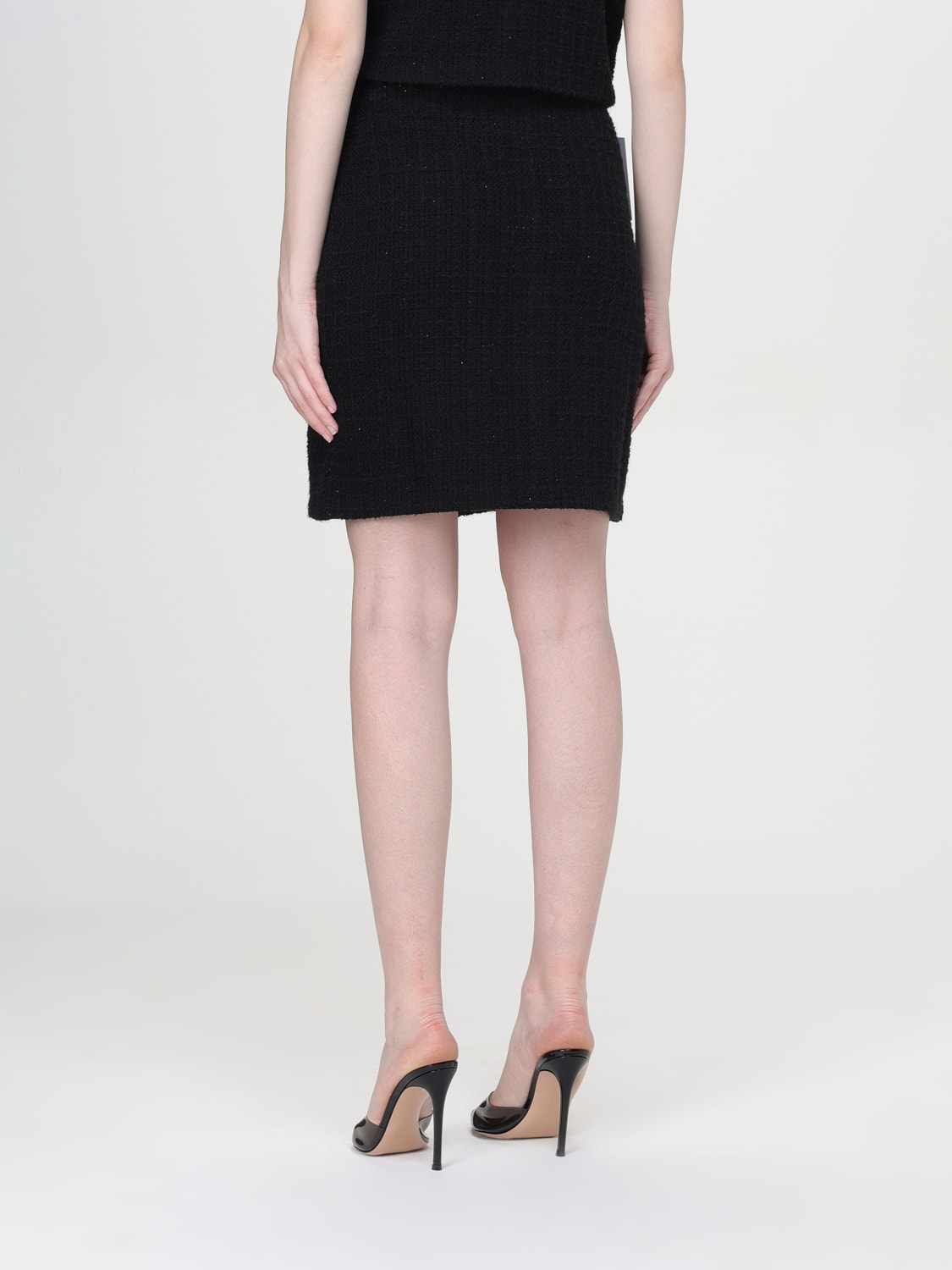 スカート SELF-PORTRAIT Woman Skirt Black PF24128SK BLACK Self-Portrait Outlet: Skirt woman - Black | Self-Portrait