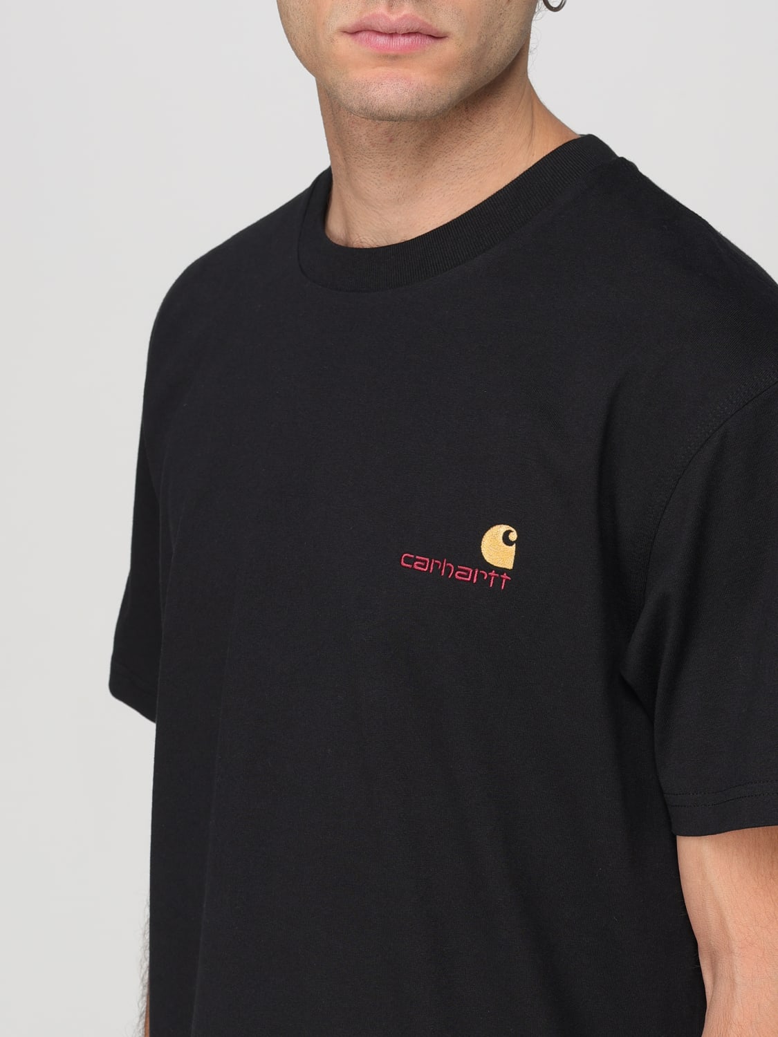 CARHARTT WIP T-SHIRT: T-shirt men Carhartt Wip, Black - Img 4