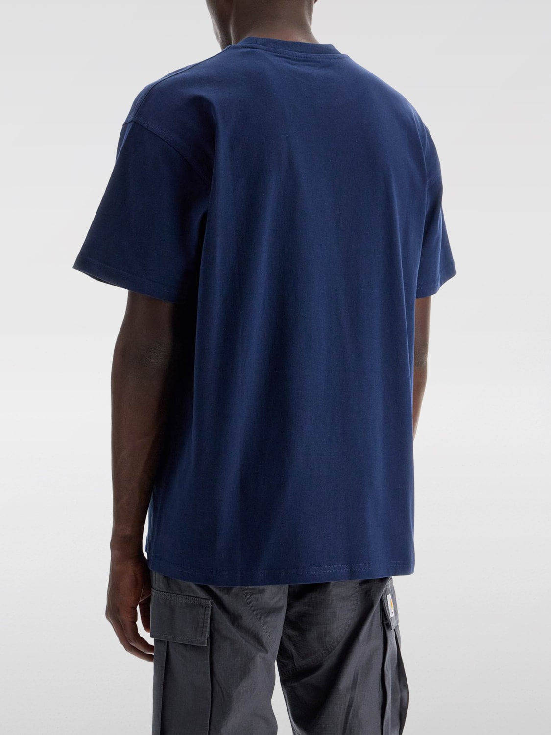 CARHARTT WIP T-SHIRT: T-shirt men Carhartt Wip, Blue - Img 2
