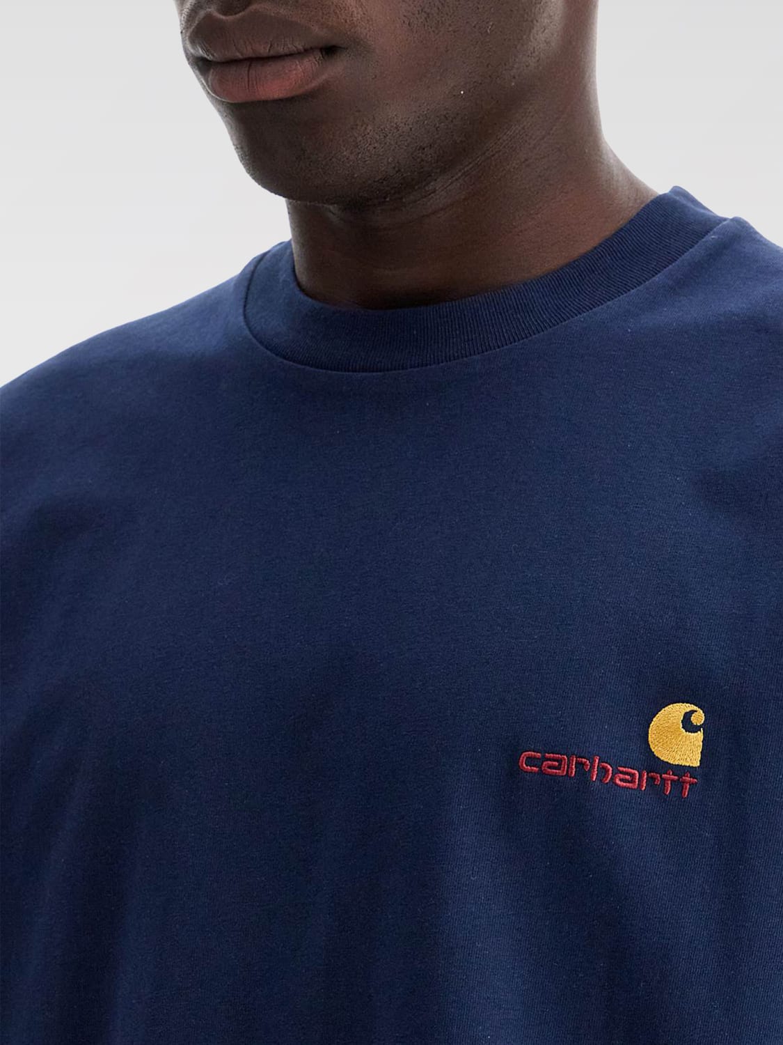 CARHARTT WIP T-SHIRT: T-shirt men Carhartt Wip, Blue - Img 3