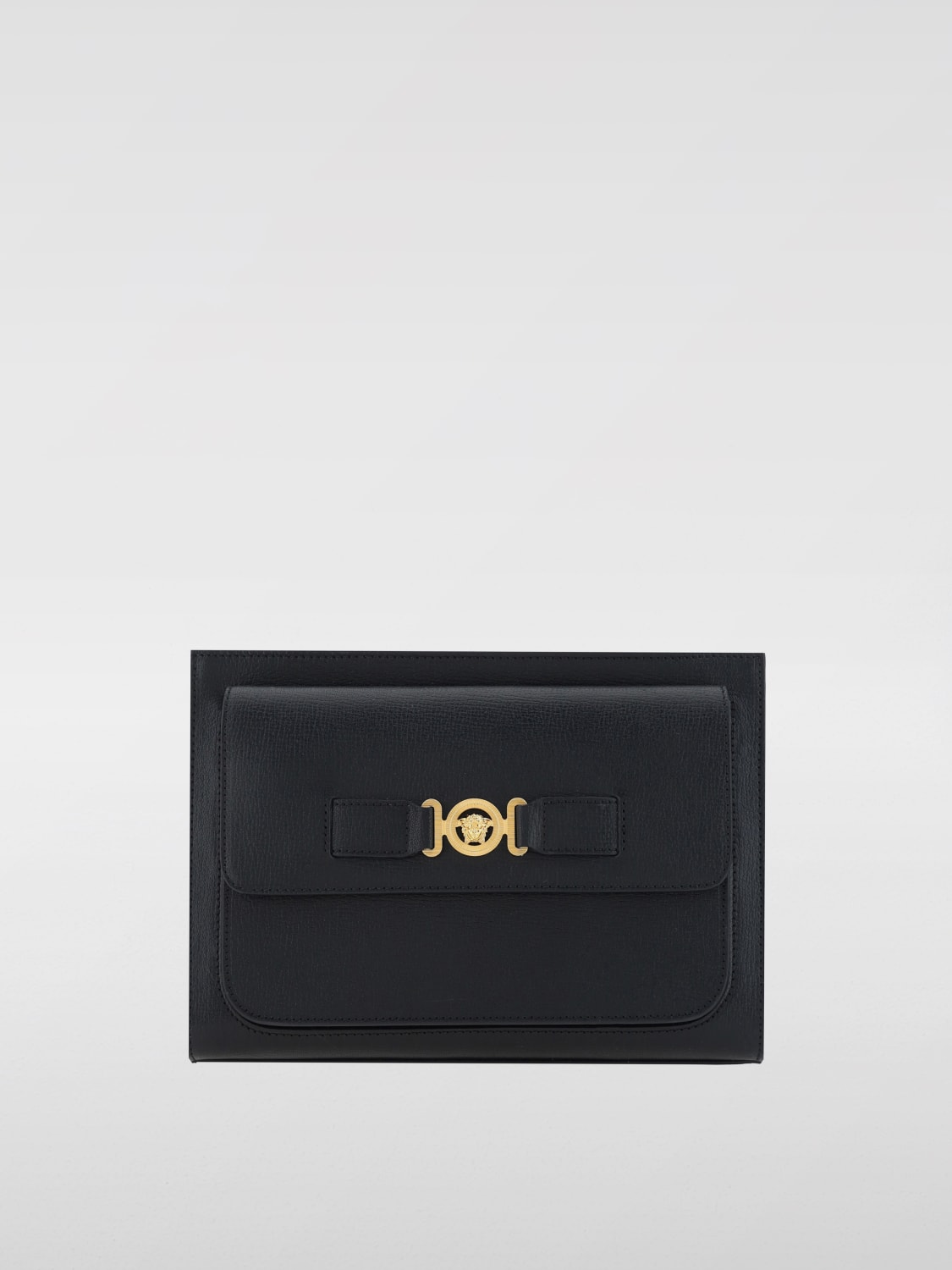 Giglio Clutch Medusa Biggie Versace in pelle