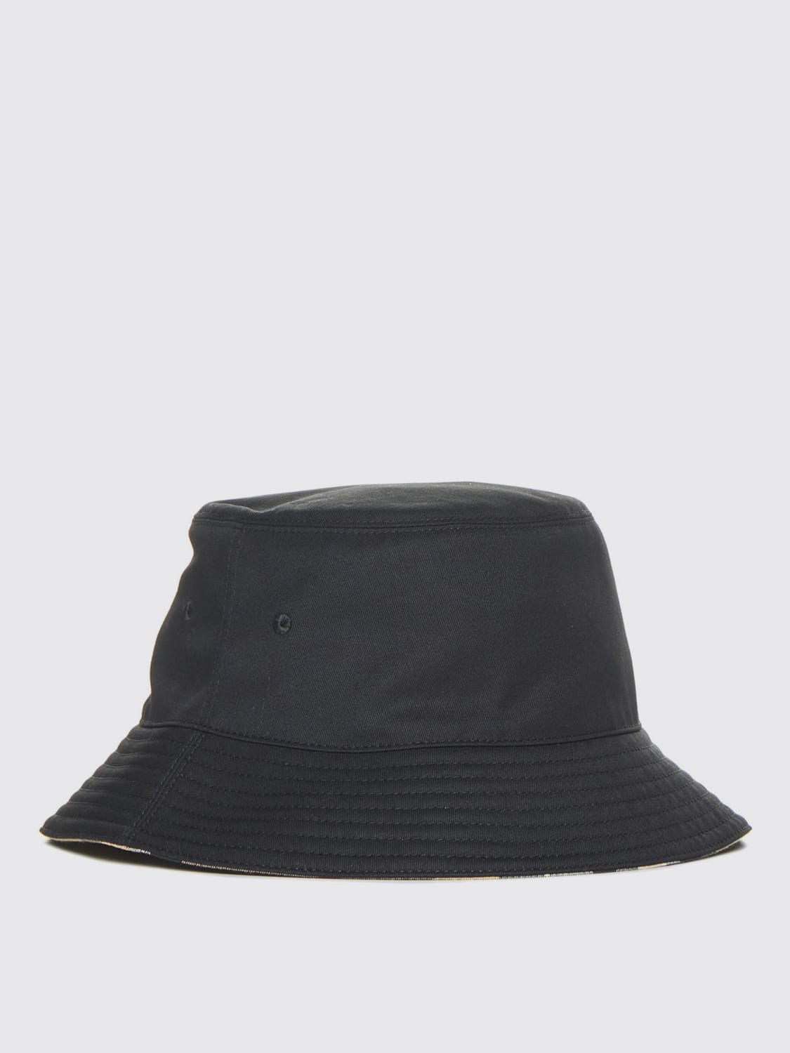 BURBERRY HAT: Hat men Burberry, Black - Img 2