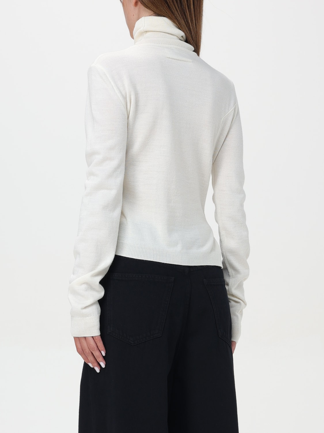 MM6 MAISON MARGIELA SWEATER: Sweater woman Mm6 Maison Margiela, White - Img 3