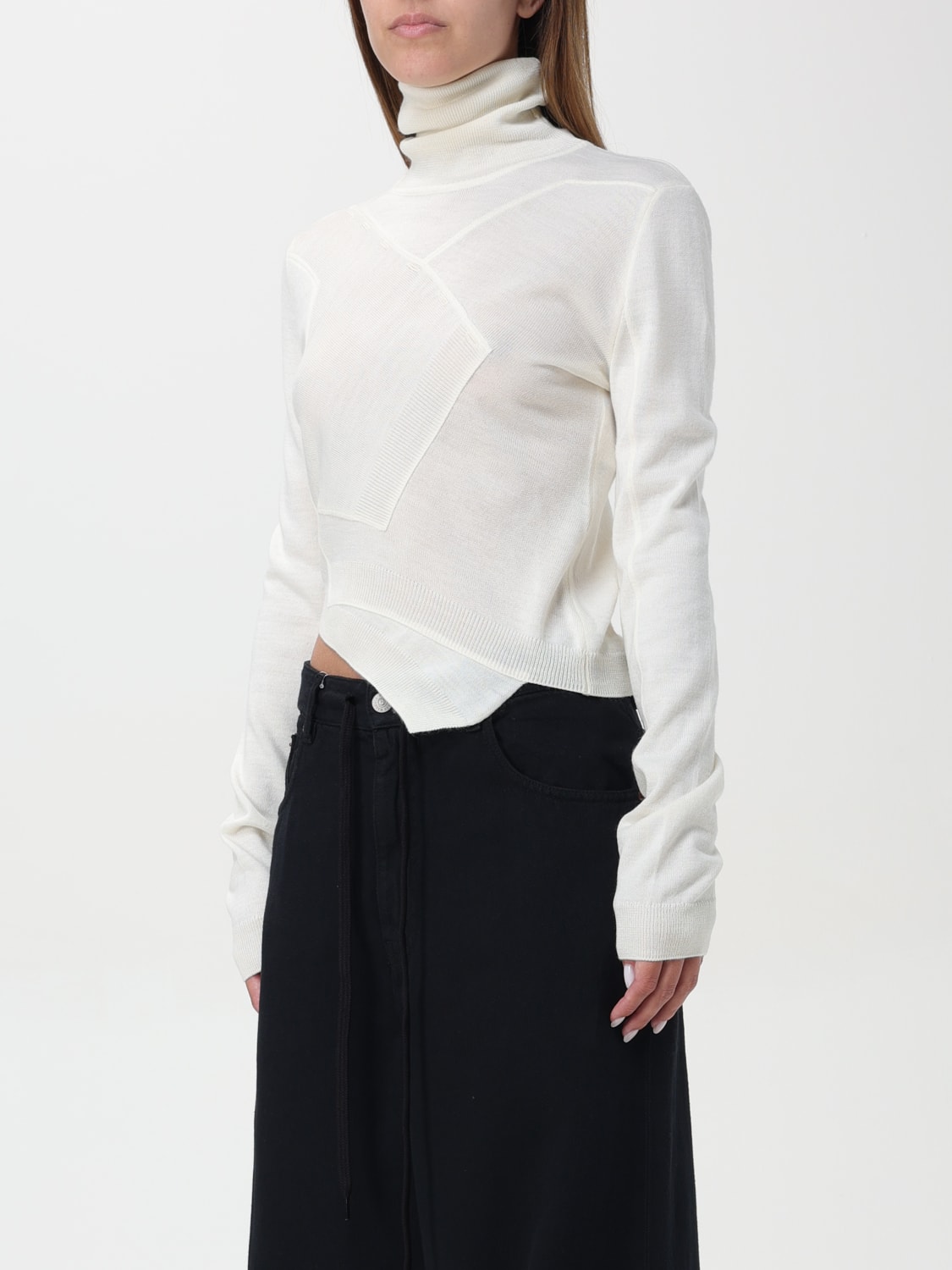 MM6 MAISON MARGIELA SWEATER: Sweater woman Mm6 Maison Margiela, White - Img 4