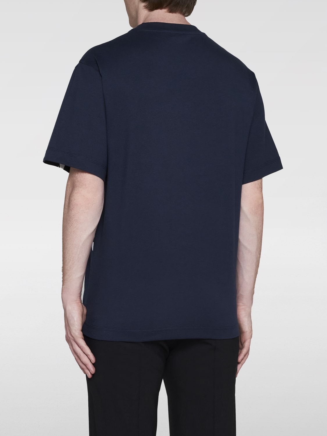 BURBERRY T-SHIRT: T-shirt men Burberry, Blue - Img 2