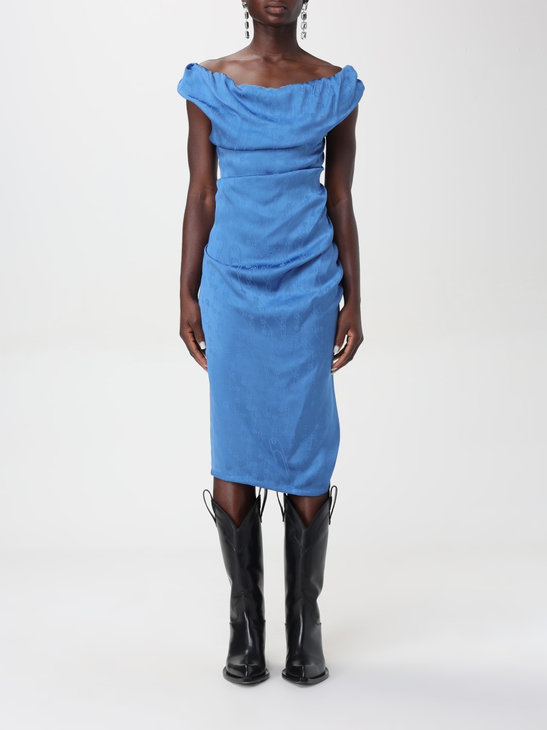 VIVIENNE WESTWOOD DRESS: Dress woman Vivienne Westwood, Blue - Img 1