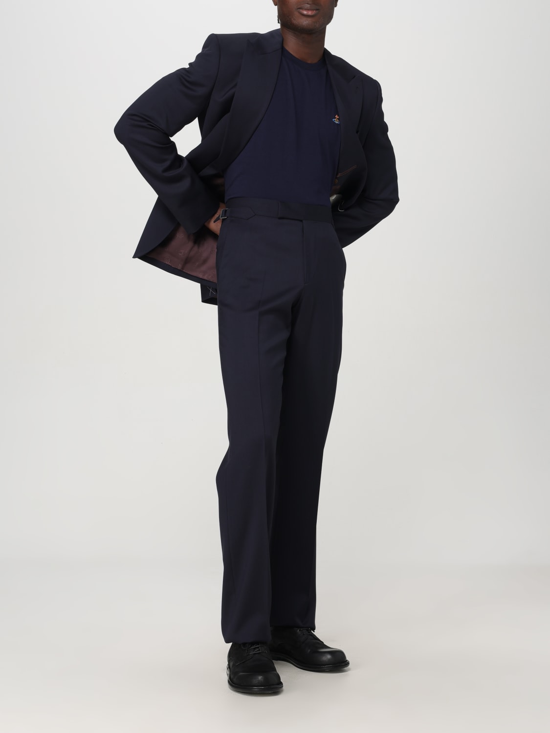 VIVIENNE WESTWOOD PANTS: Pants men Vivienne Westwood, Navy - Img 2