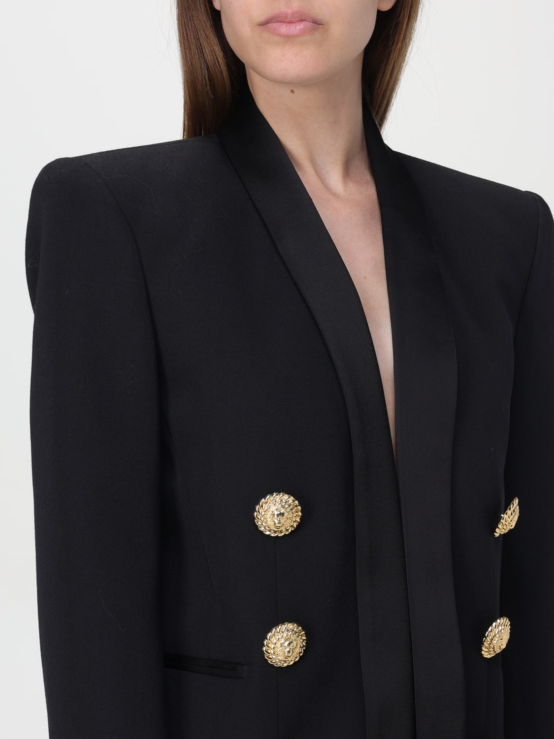 BALMAIN BLAZER: Jacket woman Balmain, Black - Img 4