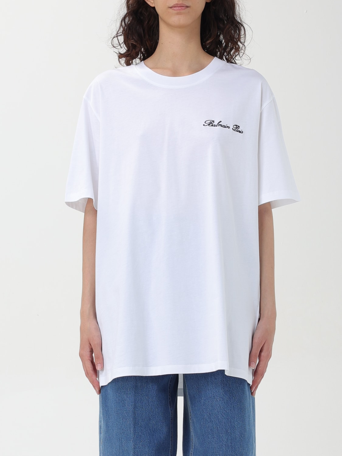 Balmain paris t shirt women's best sale