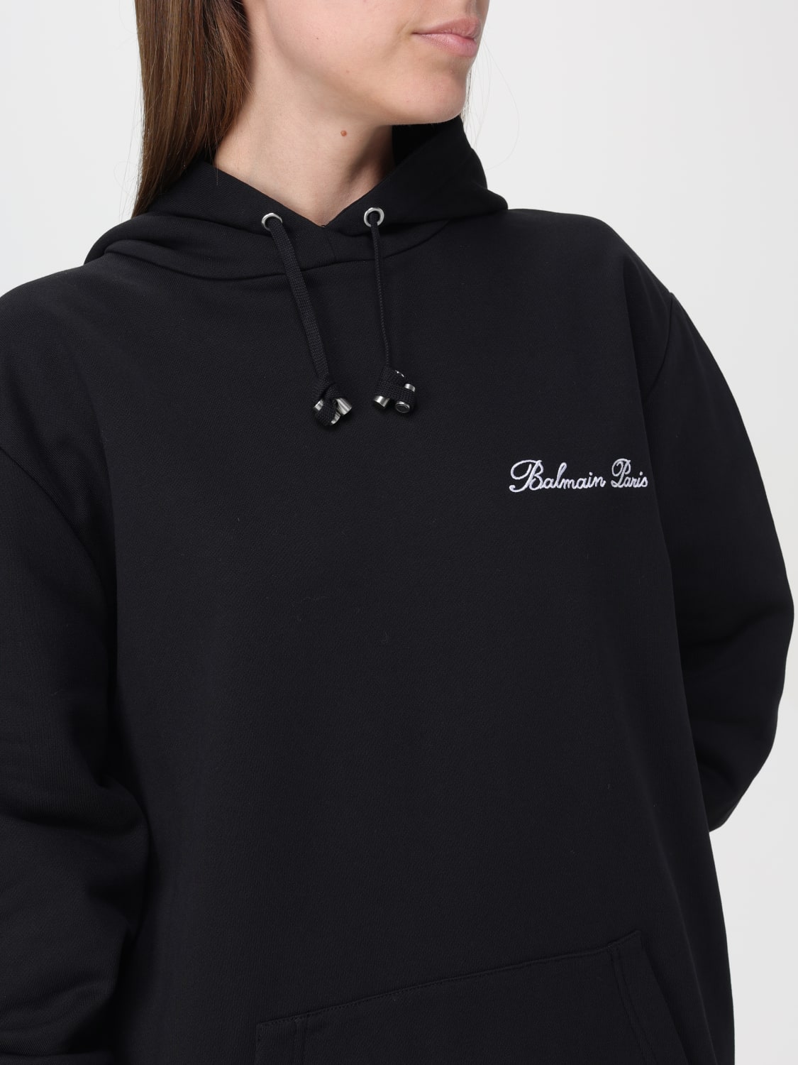BALMAIN SUDADERA: Sudadera mujer Balmain, Negro - Img 5