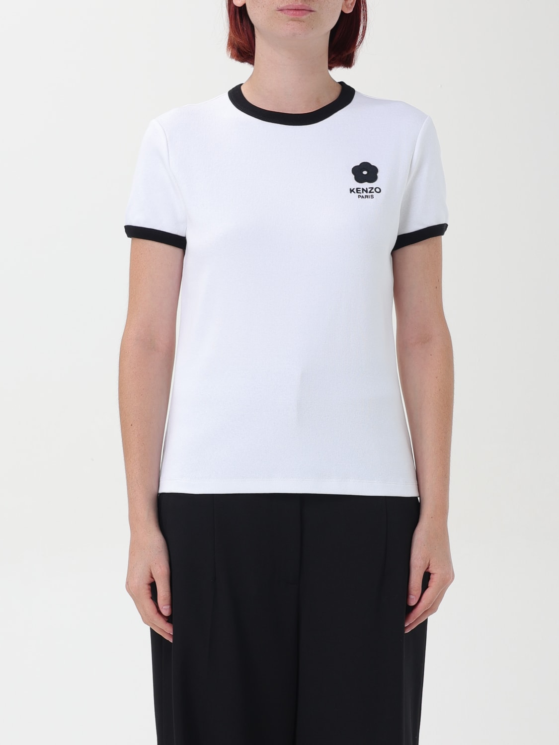 KENZO T-SHIRT: T-shirt woman Kenzo, White - Img 1