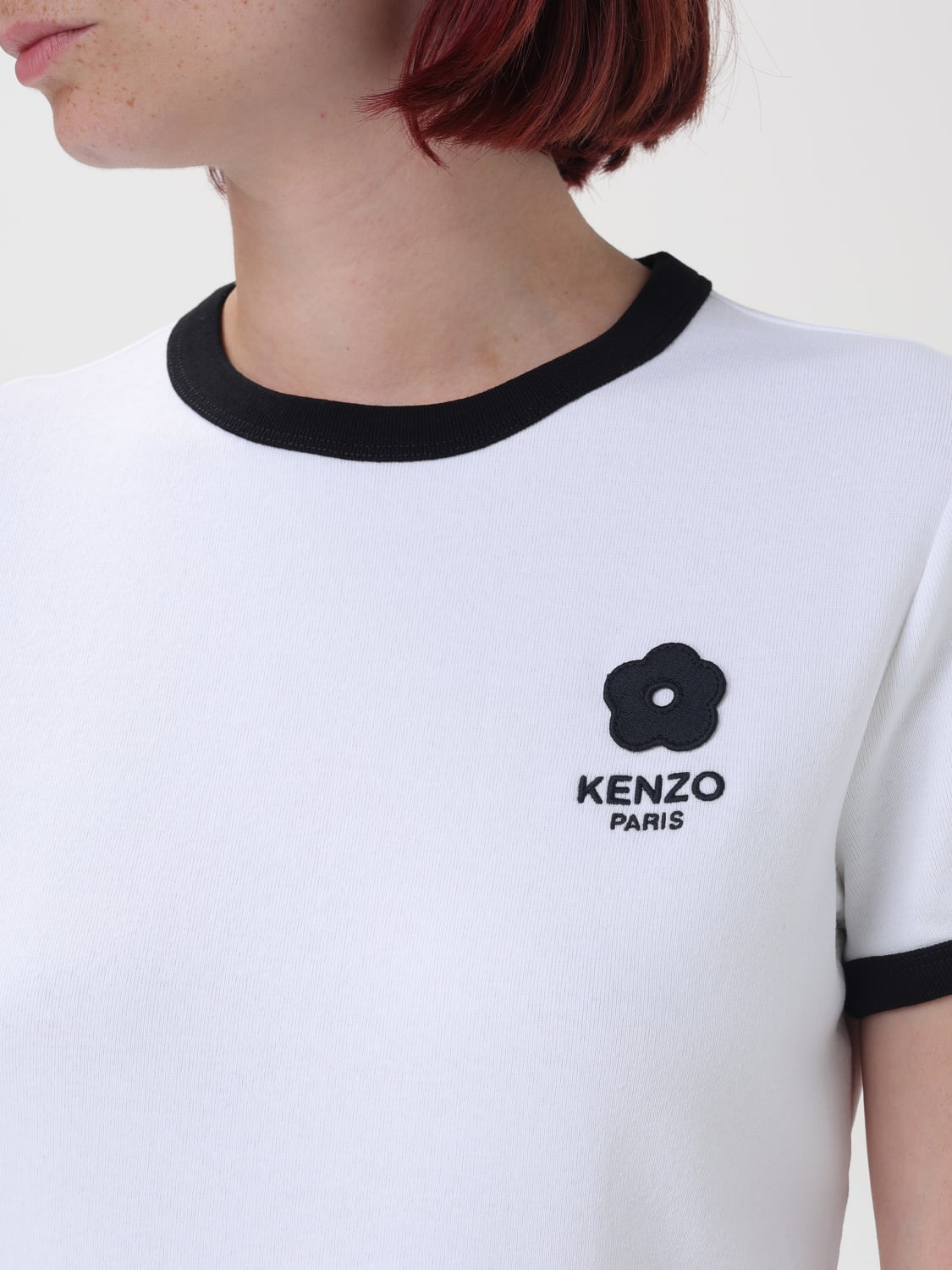 KENZO T-SHIRT: T-shirt woman Kenzo, White - Img 4