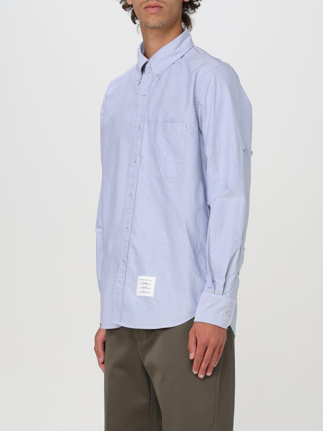 THOM BROWNE SHIRT: Shirt men Thom Browne, Gnawed Blue - Img 4