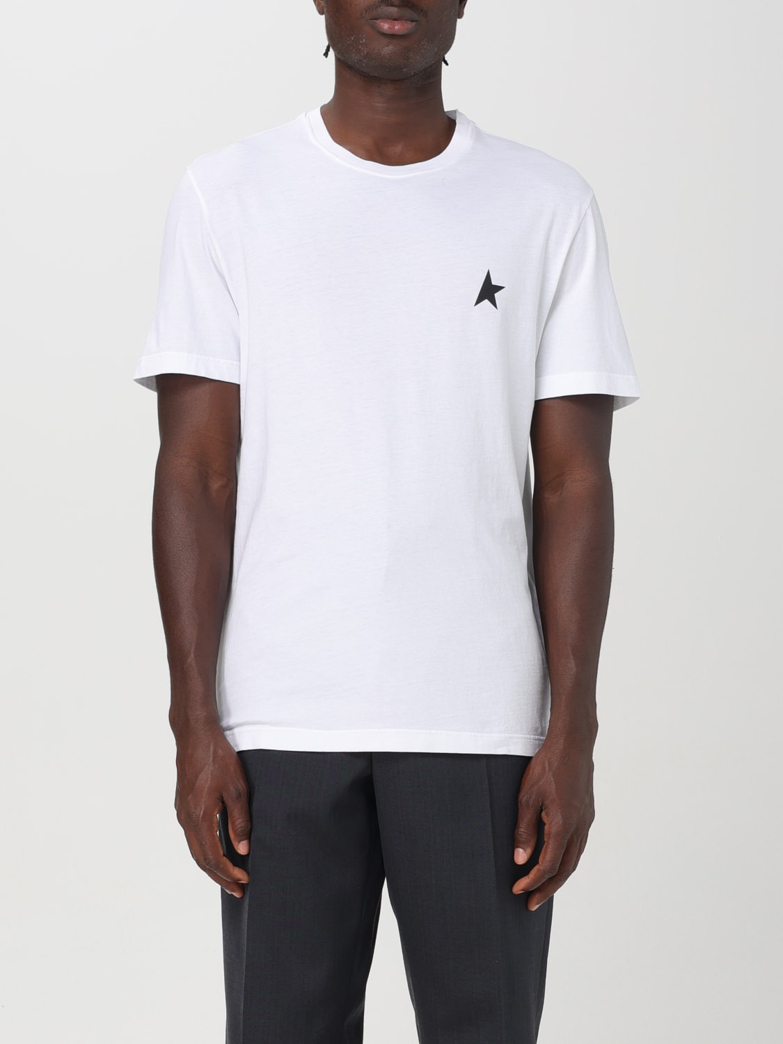 Giglio T-shirt basic con mini logo Golden Goose