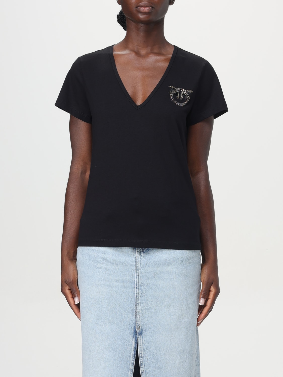 PINKO T-SHIRT: T-shirt woman Pinko, Black - Img 1