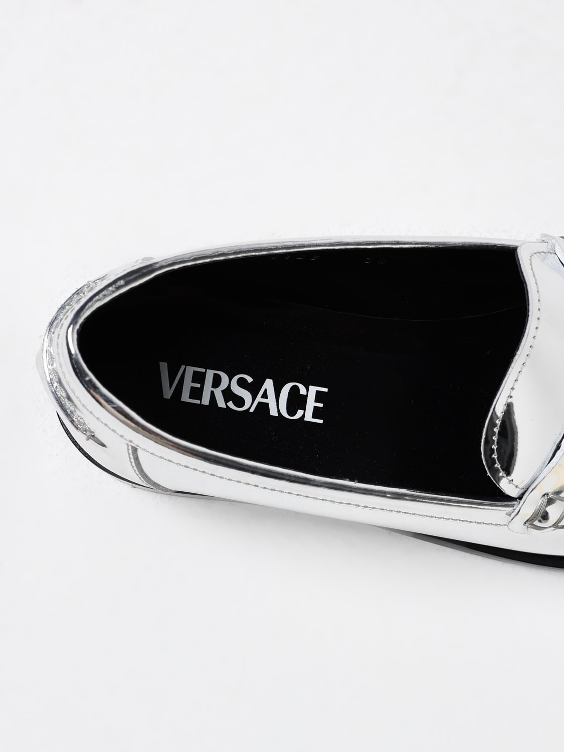 VERSACE MOKASSINS: Mokassins damen Versace, Silber - Img 4