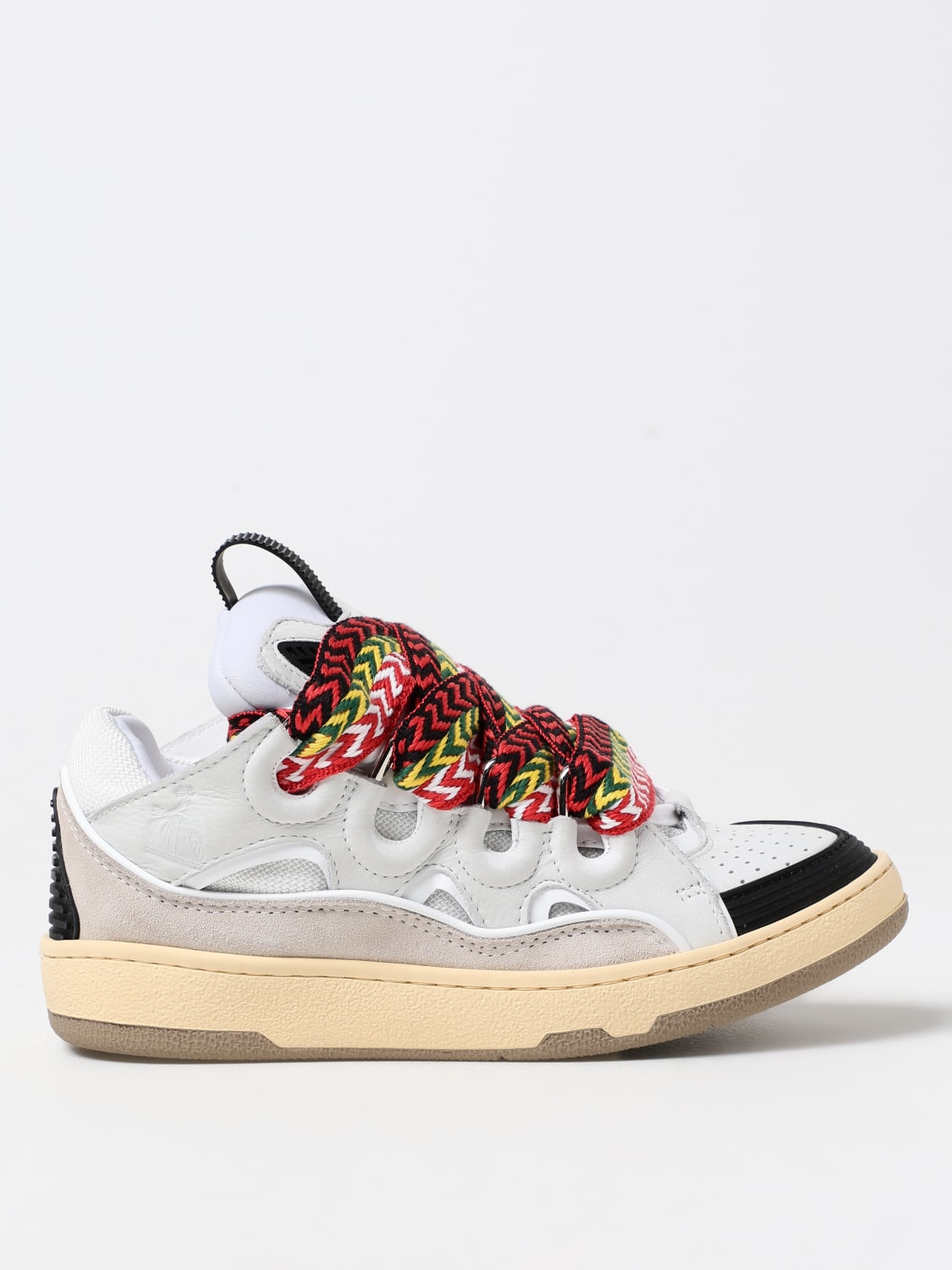 Giglio Sneakers Curb Lanvin in nabuk e mesh