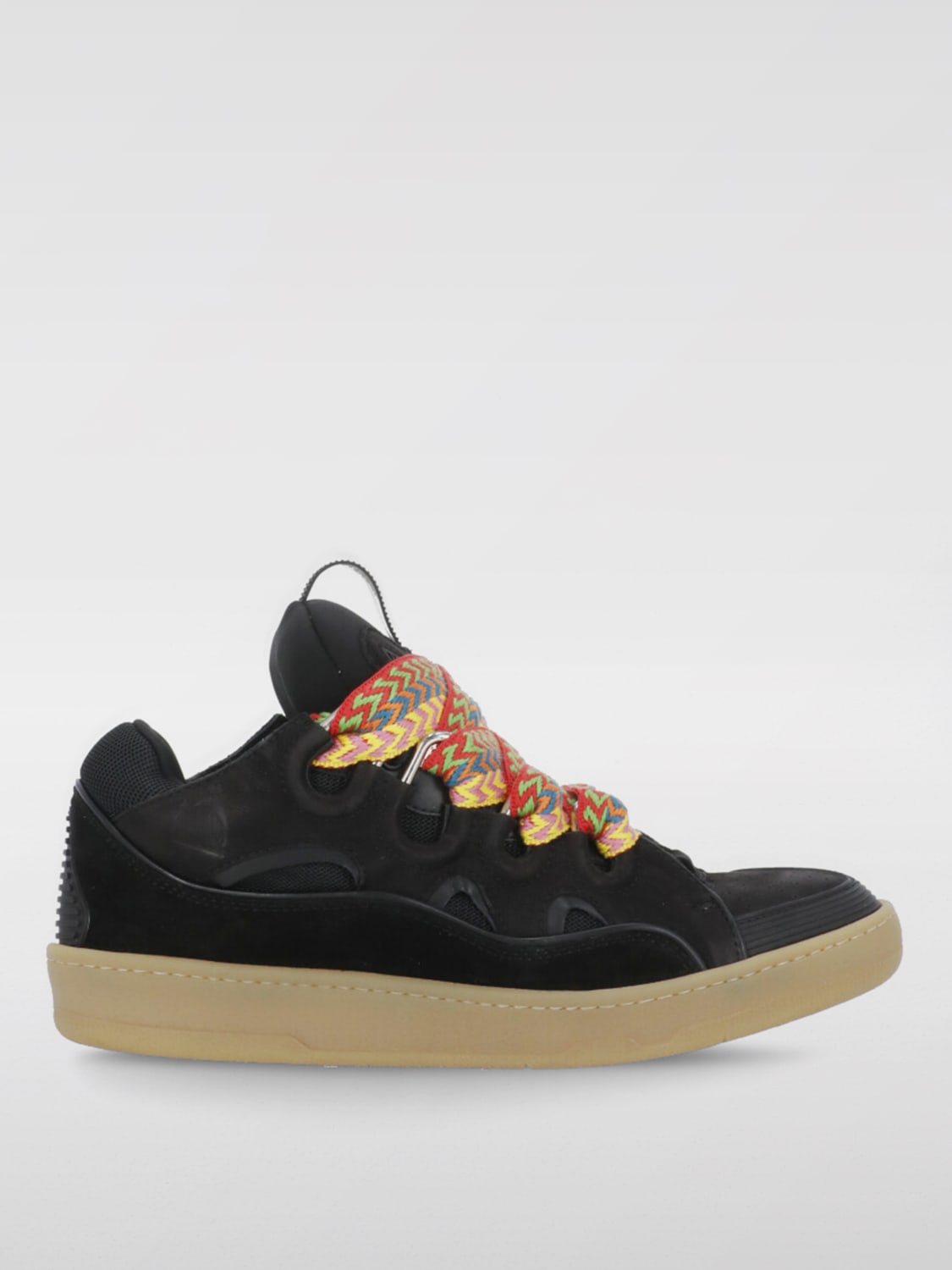 Giglio Sneakers Curb Lanvin in nabuk e mesh