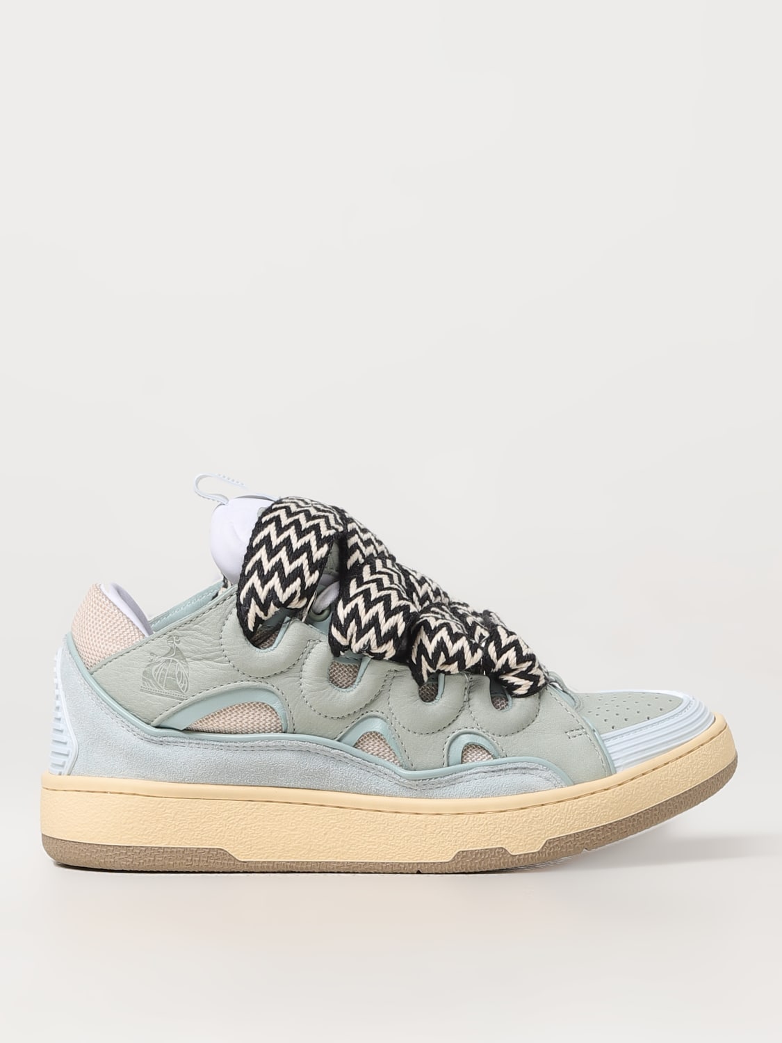 Giglio Sneakers Curb Lanvin in nabuk e mesh