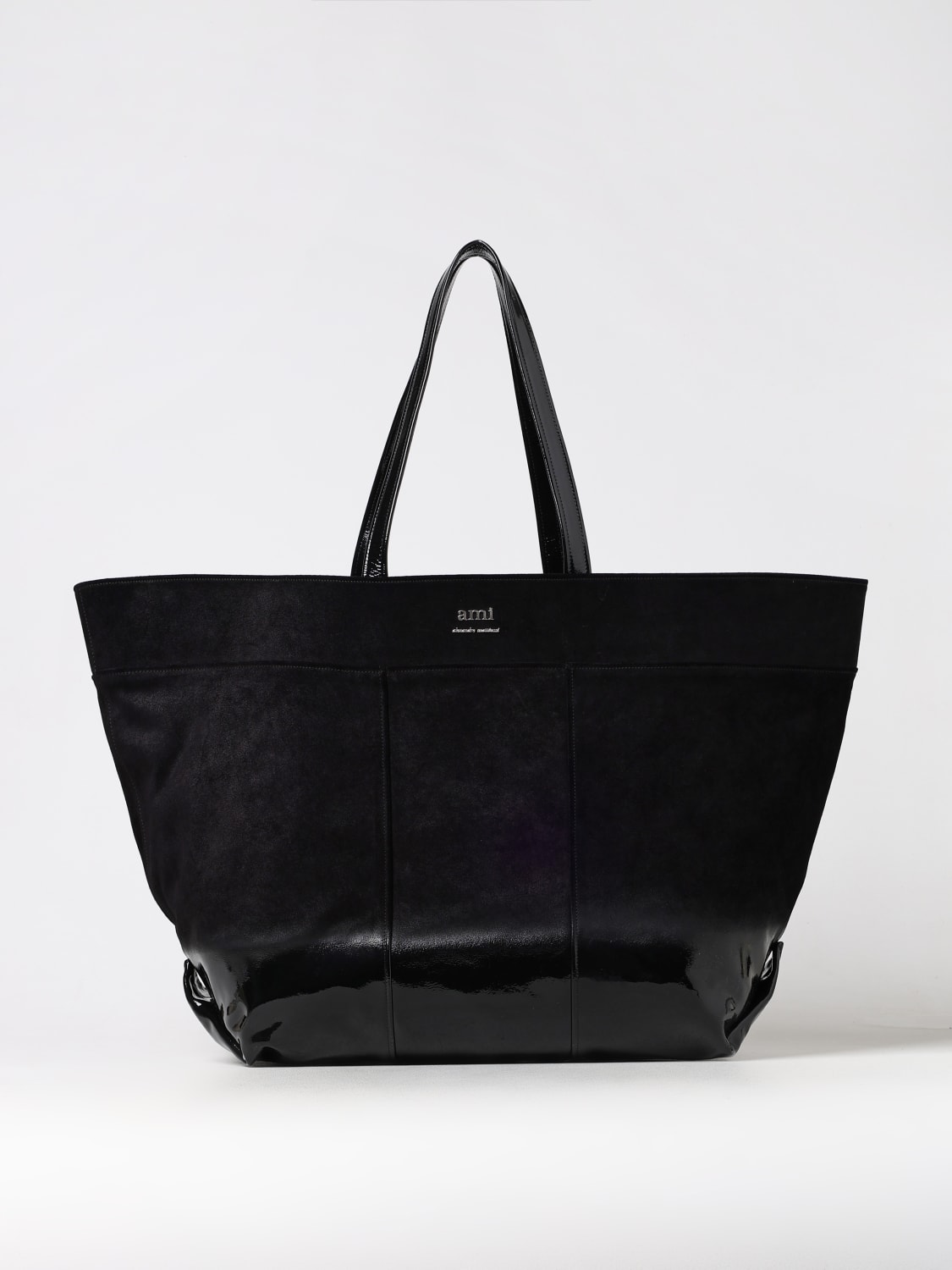 AMI PARIS TRAGETASCHE: Schultertasche damen Ami Paris, Schwarz - Img 1