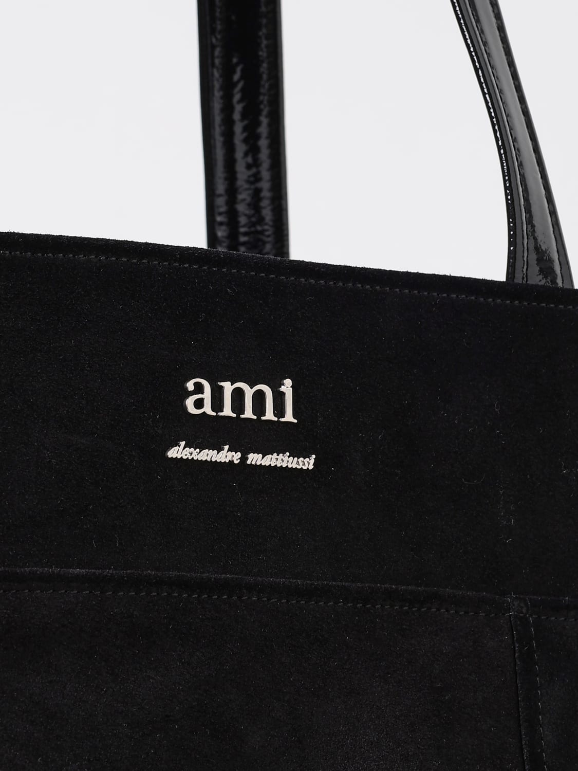 AMI PARIS BOLSO TOTE: Bolso de hombro mujer Ami Paris, Negro - Img 4