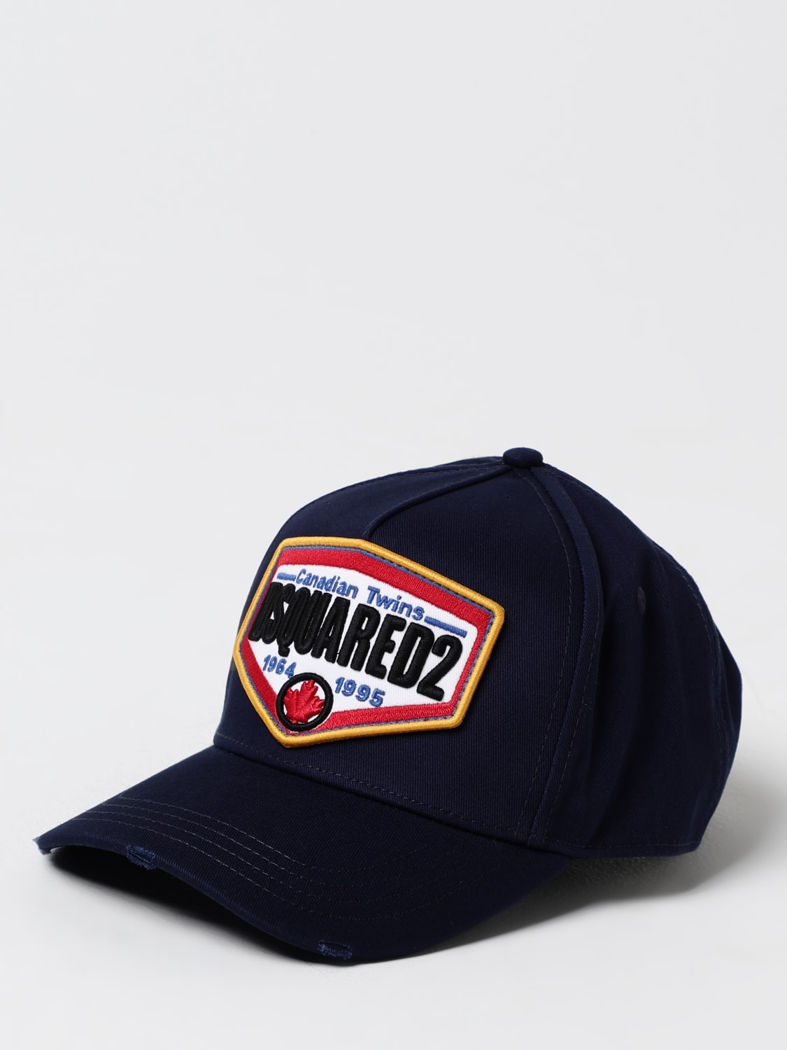 DSQUARED2 CAPPELLO: Cappello da baseball Dsquared2, Blue - Img 1