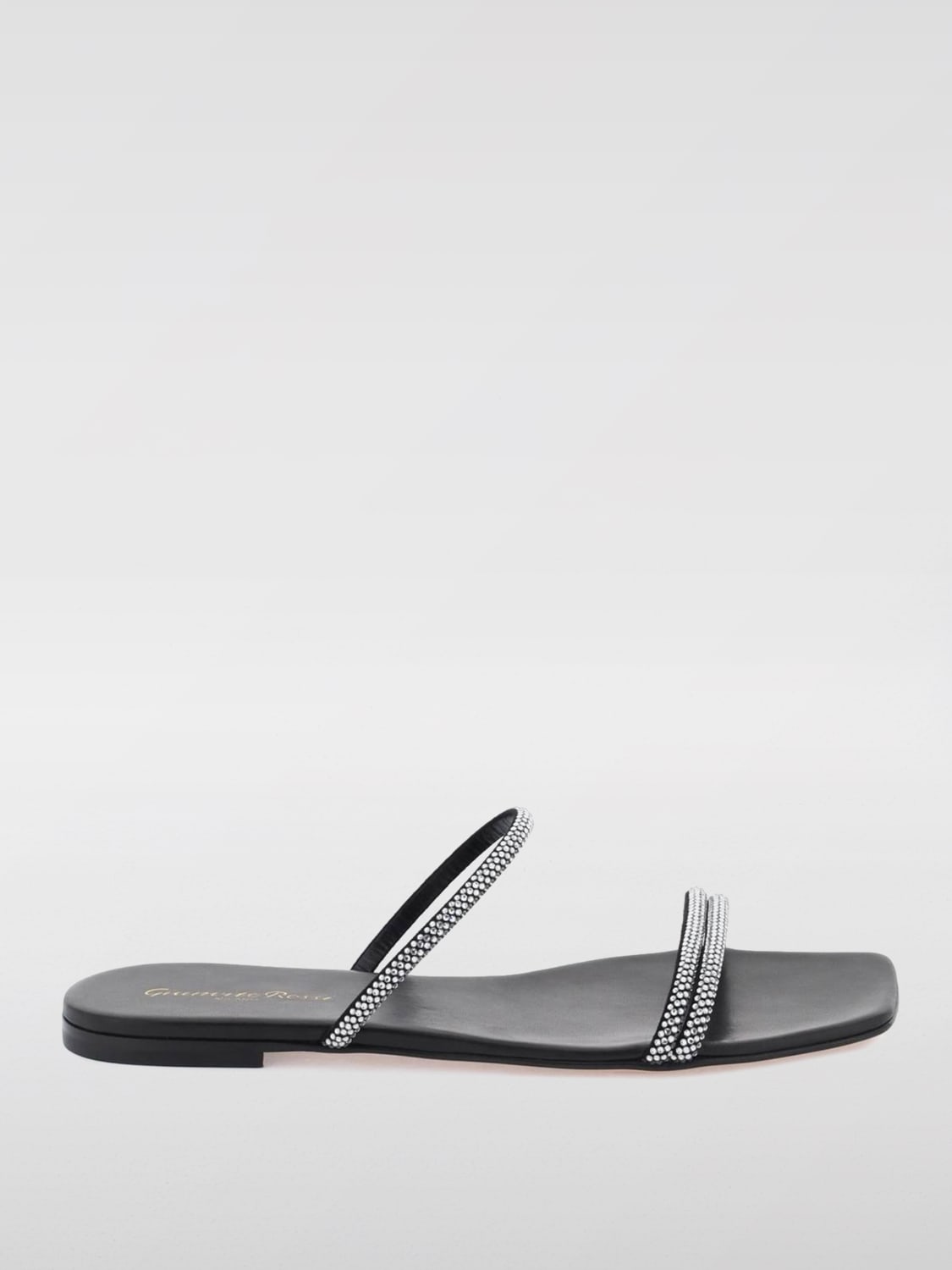 GIANVITO ROSSI FLAT SANDALS: Shoes woman Gianvito Rossi, Black - Img 1