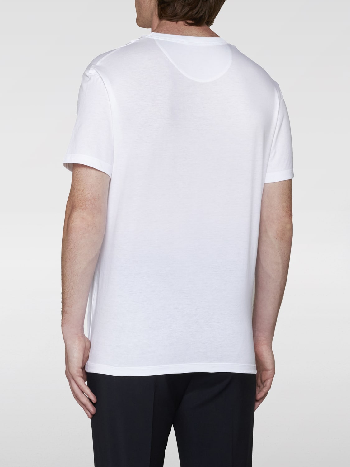 Tシャツ・カットソー VALENTINO SS24 T-SHIRT (4V3MG10V9UM 0BO) Valentino - Logo T-Shirt | HBX - Globally Curated Fashion