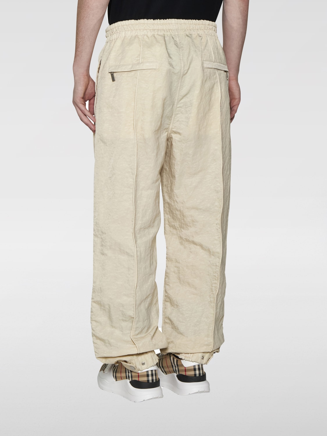 BURBERRY PANTS: Pants men Burberry, Beige - Img 2