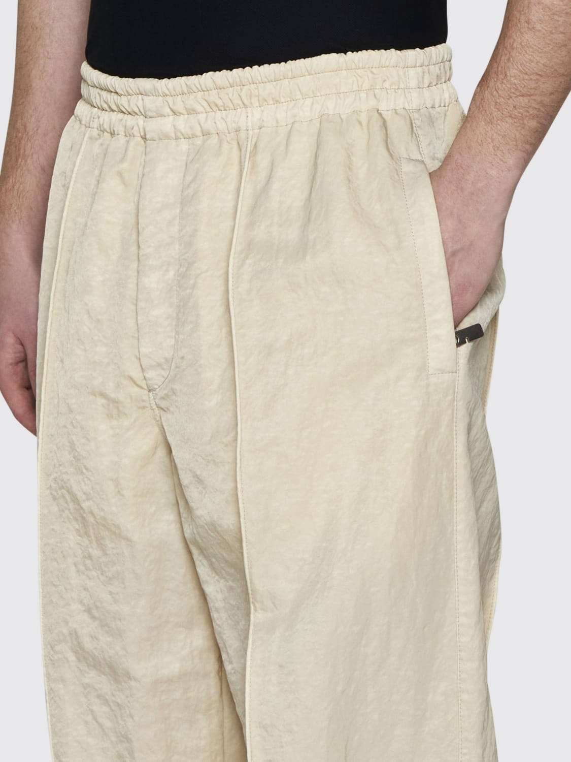 BURBERRY PANTS: Pants men Burberry, Beige - Img 3