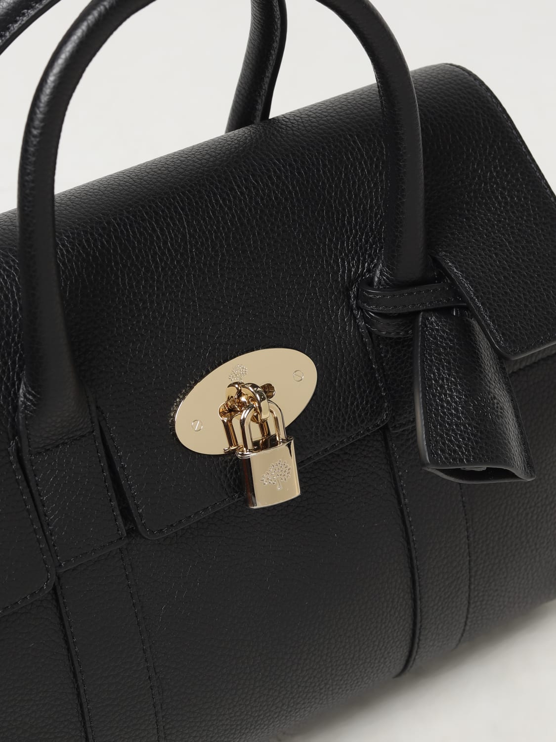 ハンドバッグ MULBERRY Woman Handbag Black HH9216205 A100 Mulberry | Bayswater Satchel | Black Small Classic Grain | Women