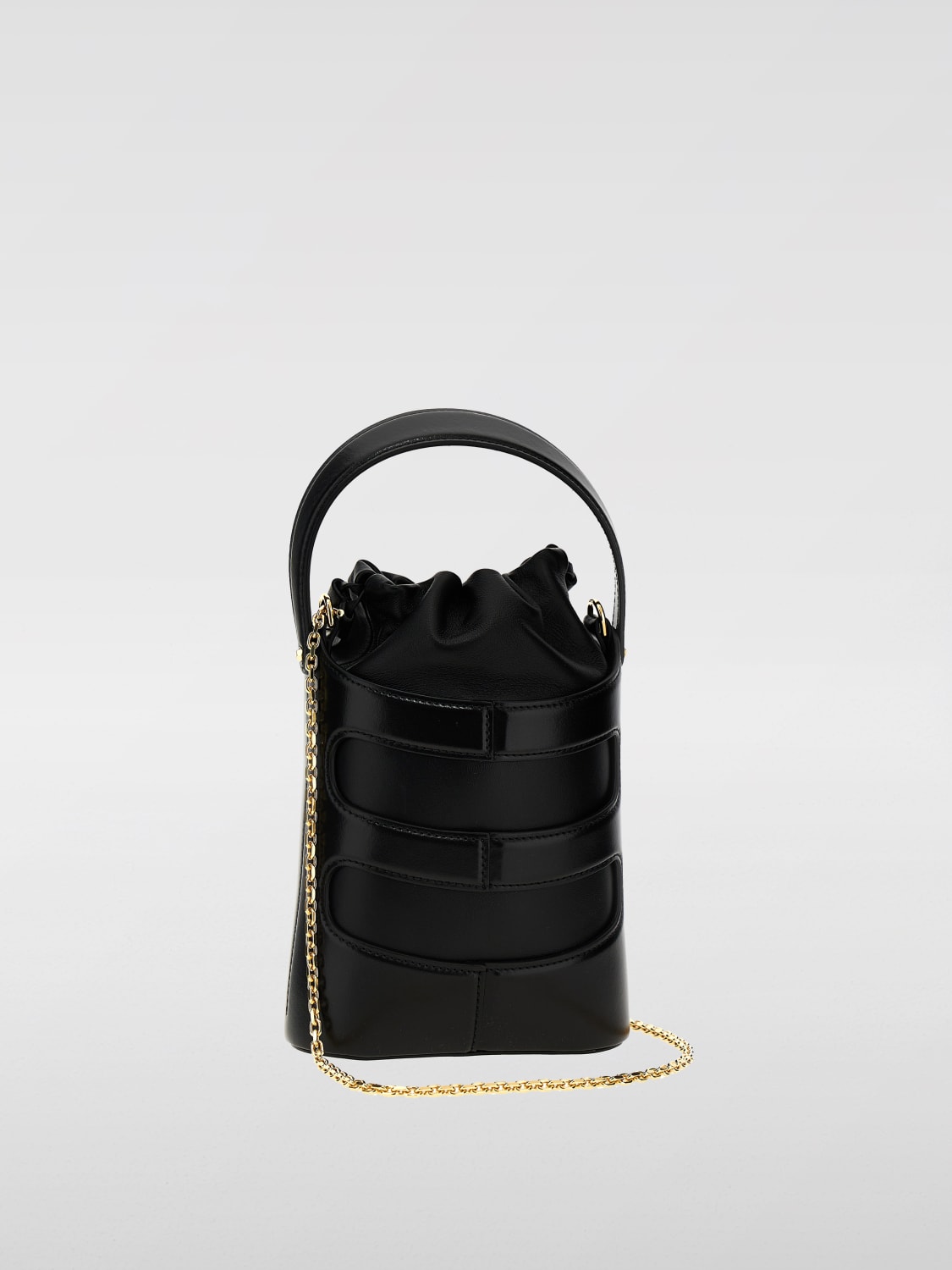 ALEXANDER MCQUEEN BORSA MINI: Borsa Rise Alexander McQueen in pelle , Nero - Img 2