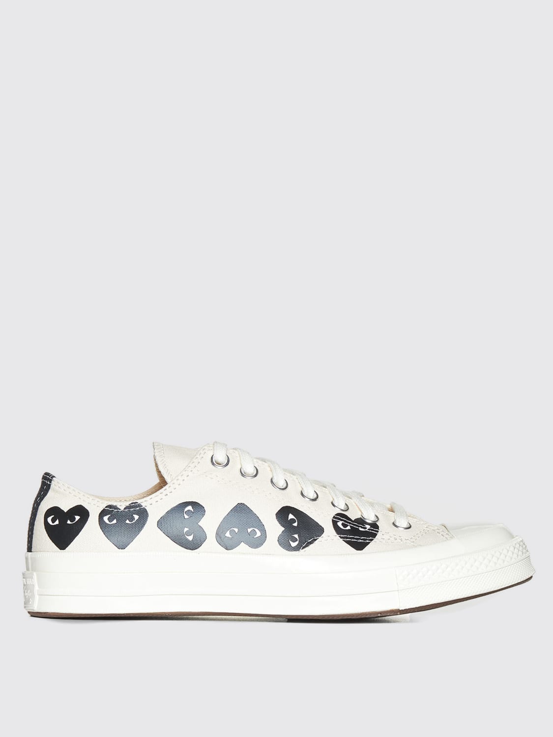 COMME DES GARCONS PLAY BASKETS: Baskets homme Comme Des Garcons Play, Blanc - Img 1