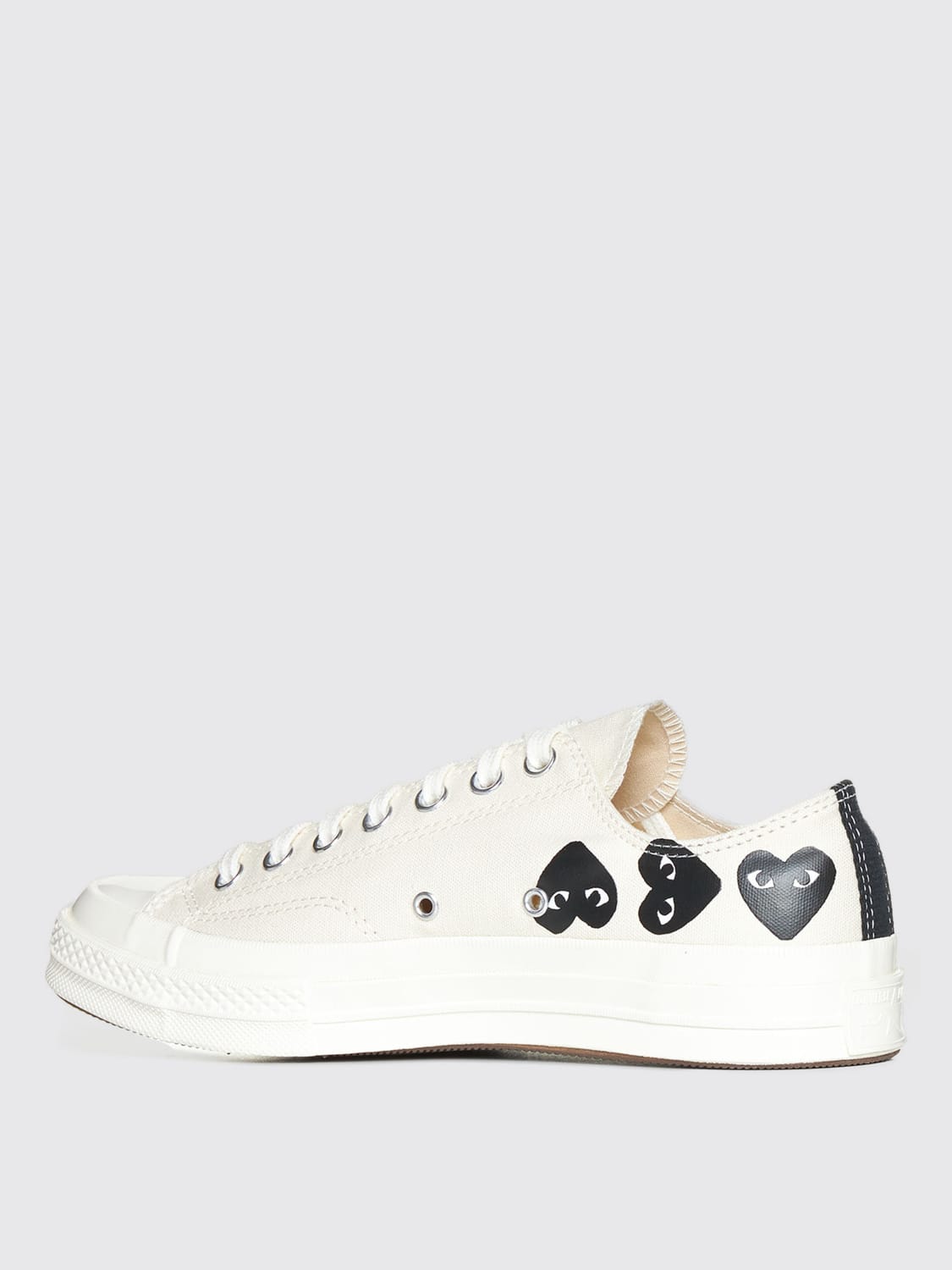 COMME DES GARCONS PLAY BASKETS: Baskets homme Comme Des Garcons Play, Blanc - Img 2