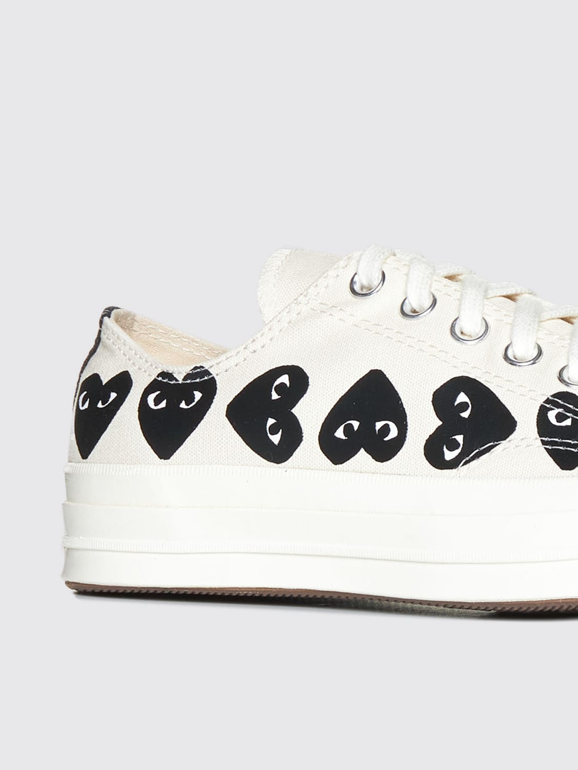 COMME DES GARCONS PLAY BASKETS: Baskets homme Comme Des Garcons Play, Blanc - Img 3