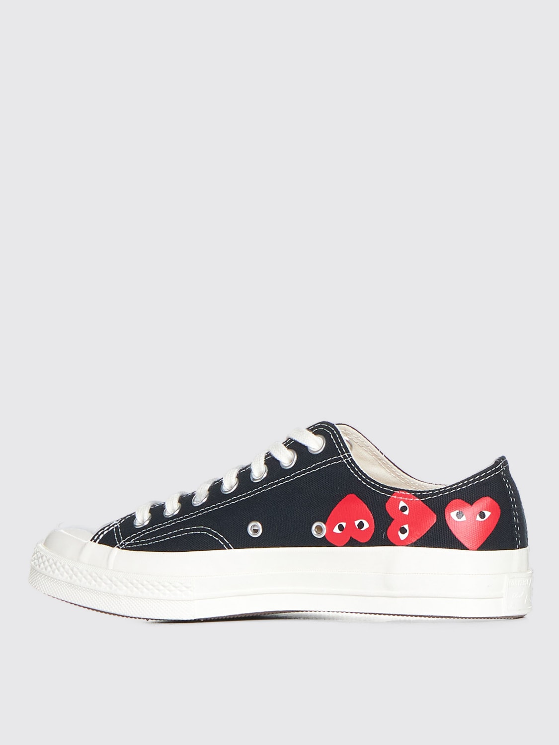 COMME DES GARCONS PLAY BASKETS: Baskets homme Comme Des Garcons Play, Noir - Img 2